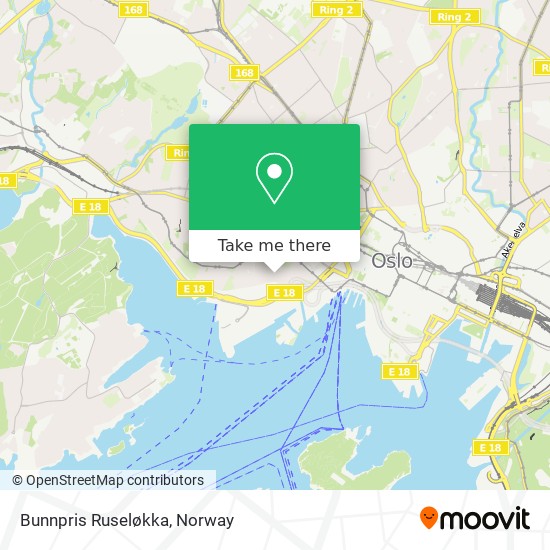 Bunnpris Ruseløkka map
