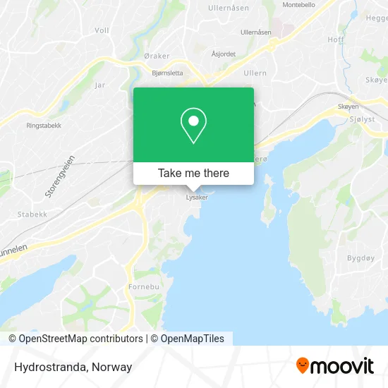 Hydrostranda map