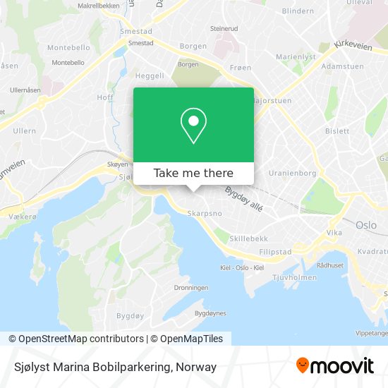 Sjølyst Marina Bobilparkering map