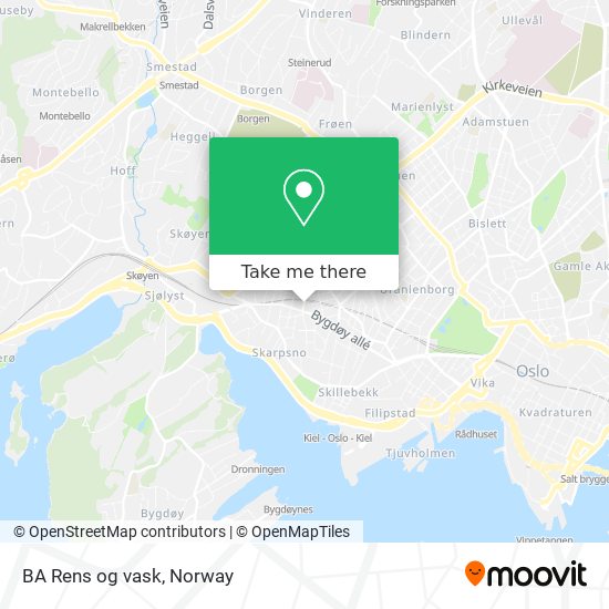 BA Rens og vask map