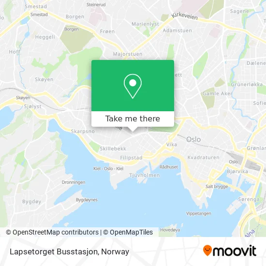 Lapsetorget Busstasjon map