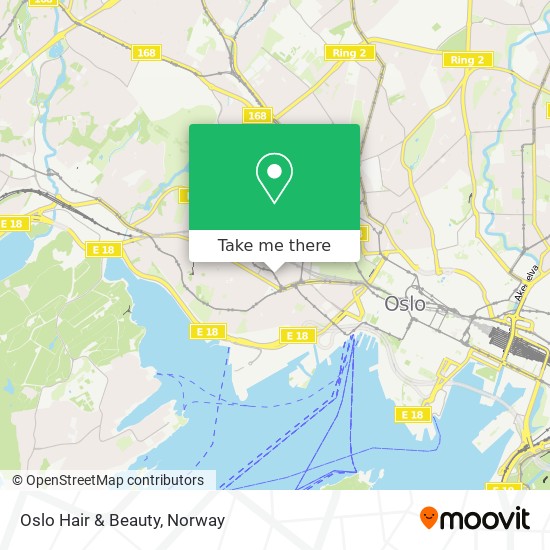 Oslo Hair & Beauty map