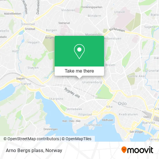 Arno Bergs plass map