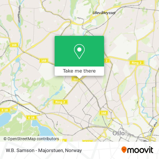 W.B. Samson - Majorstuen map