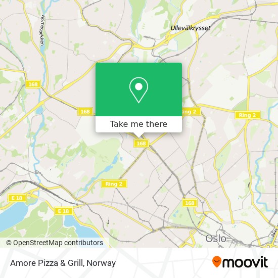 Amore Pizza & Grill map