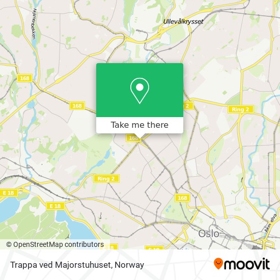 Trappa ved Majorstuhuset map
