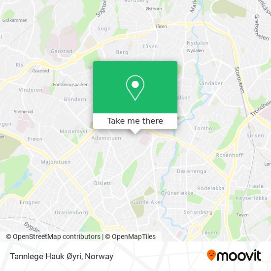 Tannlege Hauk Øyri map