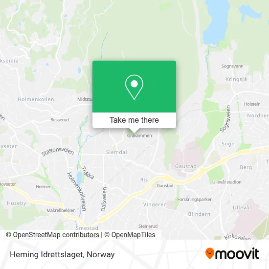 Heming Idrettslaget map