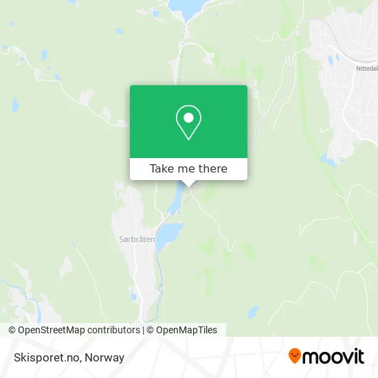 Skisporet.no map