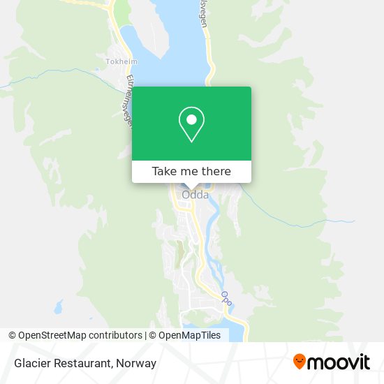 Glacier Restaurant map