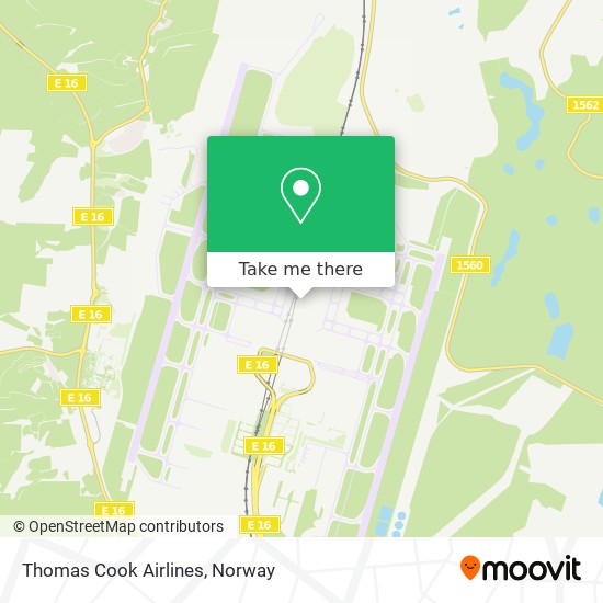 Thomas Cook Airlines map