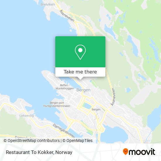 Restaurant To Kokker map