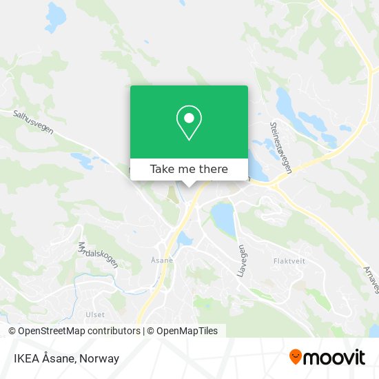 IKEA Åsane map