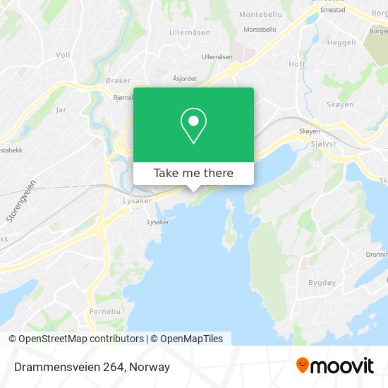 Drammensveien 264 map