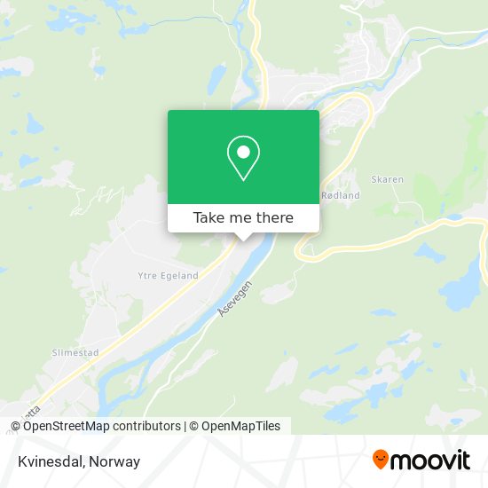 Kvinesdal map