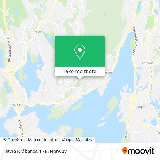 Øvre Kråkenes 178 map