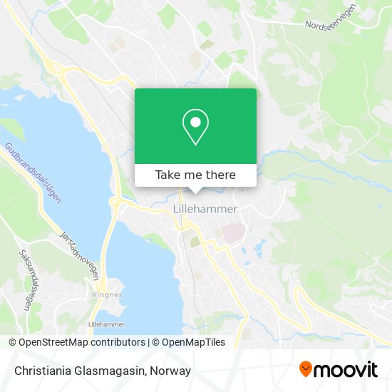 Christiania Glasmagasin map