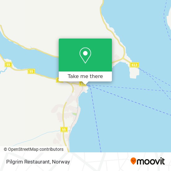 Pilgrim Restaurant map