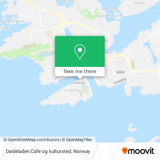 Dødeladen Café og kultursted map