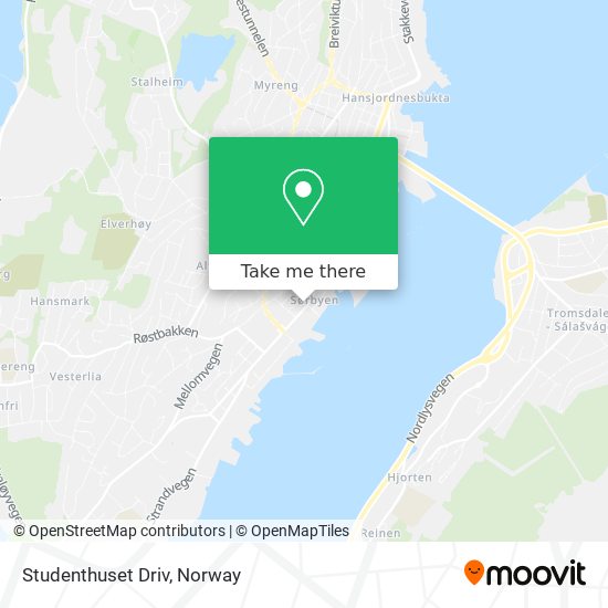 Studenthuset Driv map