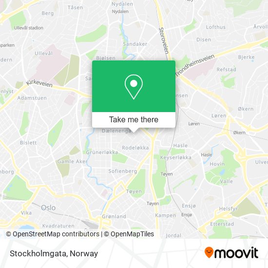 Stockholmgata map
