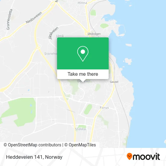 Heddeveien 141 map