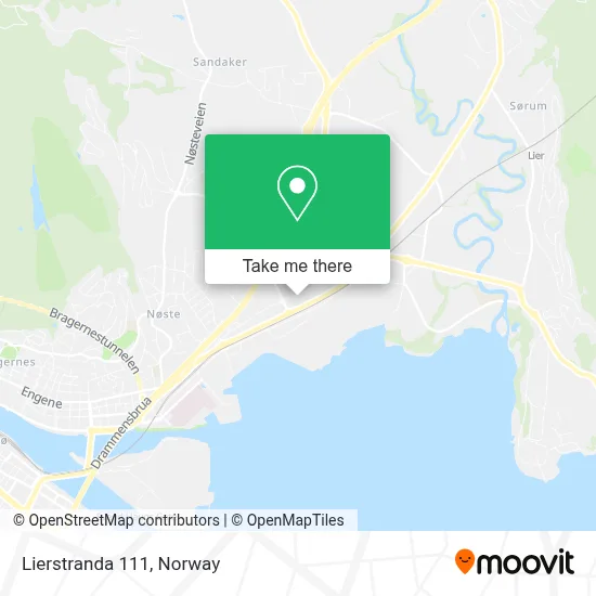 Lierstranda 111 map