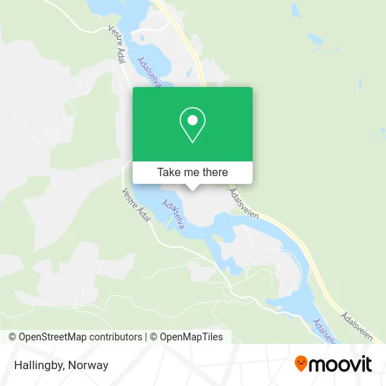 Hallingby map