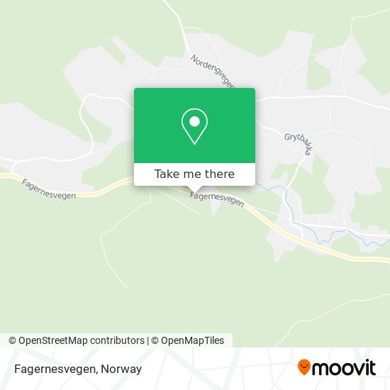 Fagernesvegen map