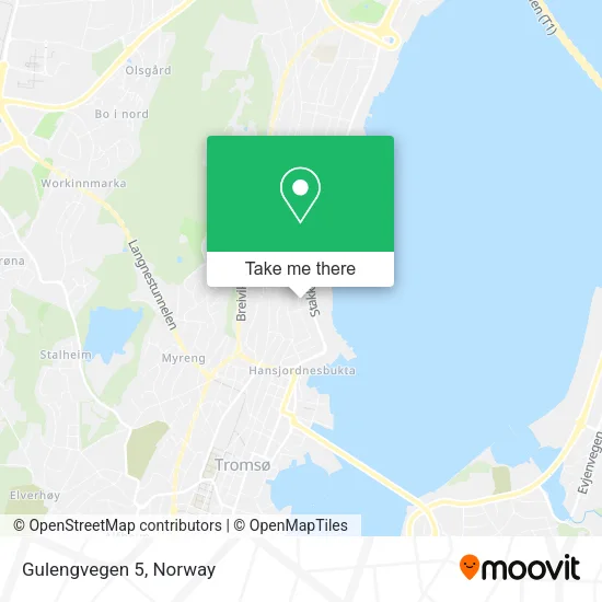 Gulengvegen 5 map