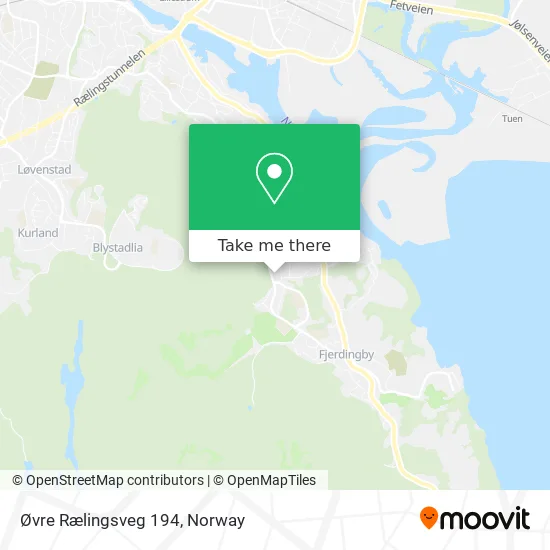 Øvre Rælingsveg 194 map