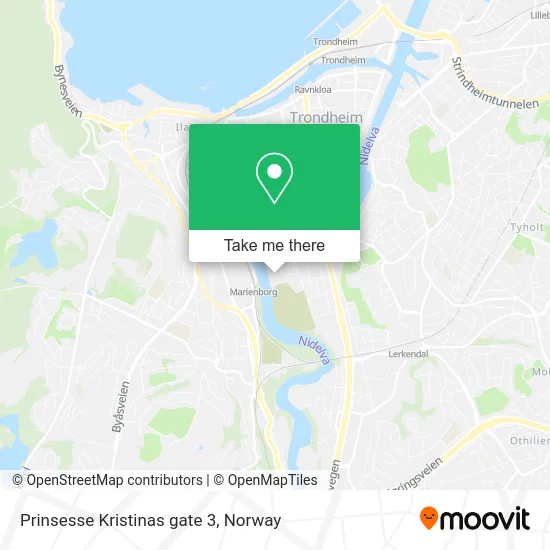 Prinsesse Kristinas gate 3 map