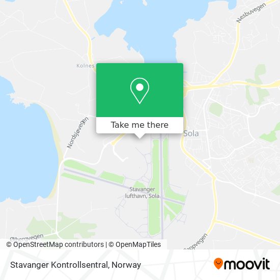 Stavanger Kontrollsentral map