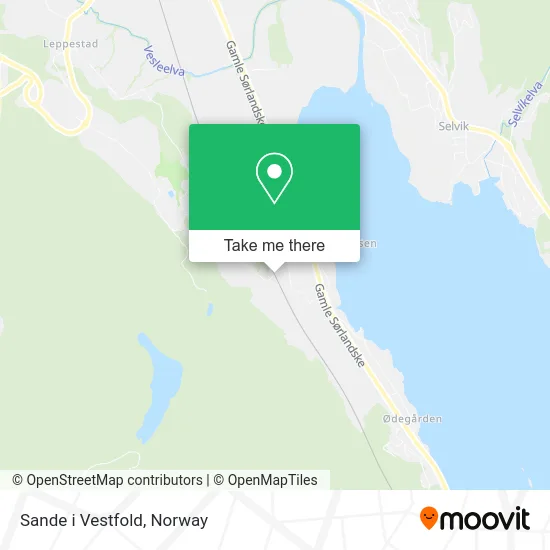 Sande i Vestfold map