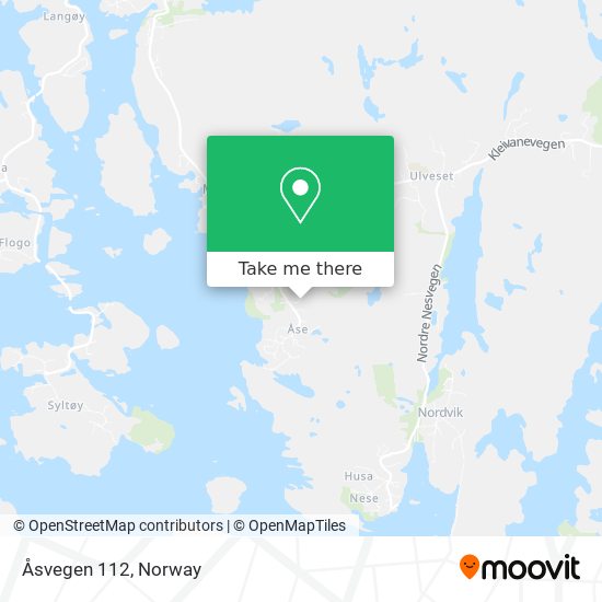 Åsvegen 112 map