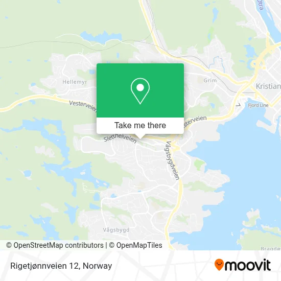 Rigetjønnveien 12 map