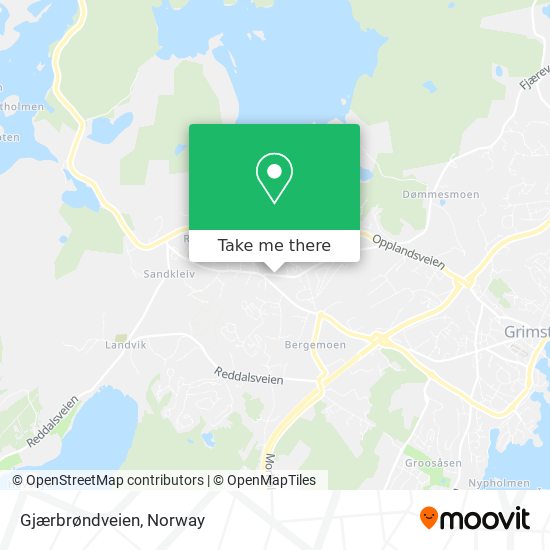 Gjærbrøndveien map