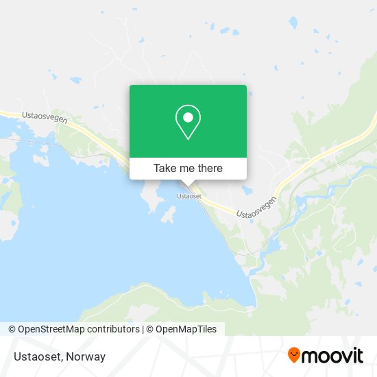 Ustaoset map