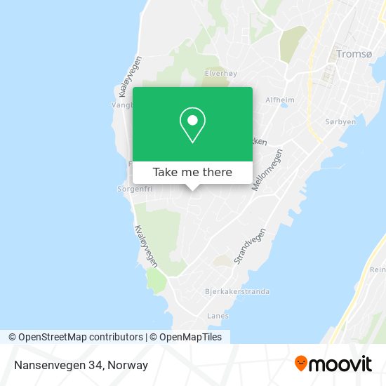 Nansenvegen 34 map
