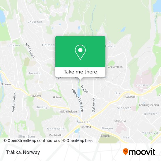 Tråkka map