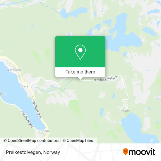 Preikestolvegen map