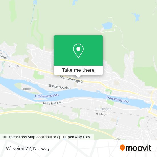 Vårveien 22 map