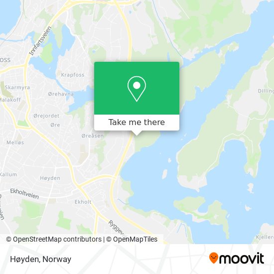 Høyden map