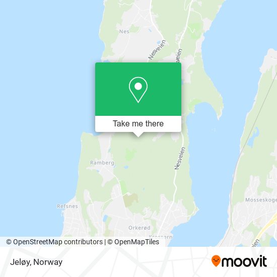 Jeløy map