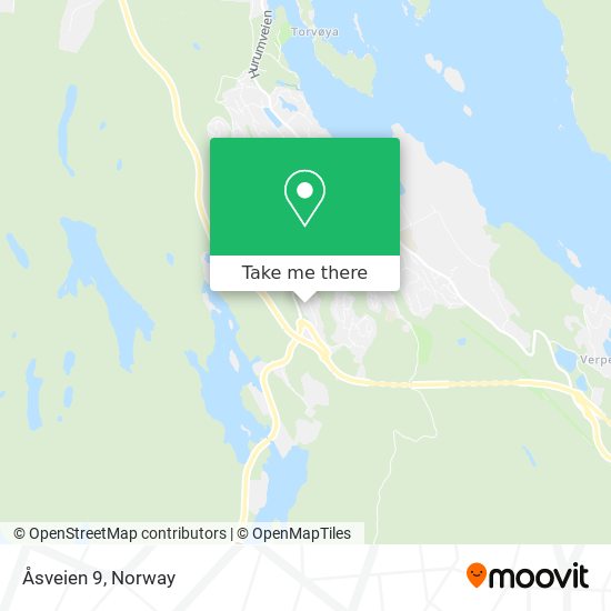 Åsveien 9 map