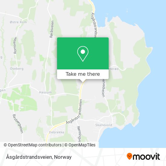 Åsgårdstrandsveien map