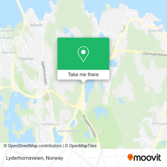 Lyderhornsveien map