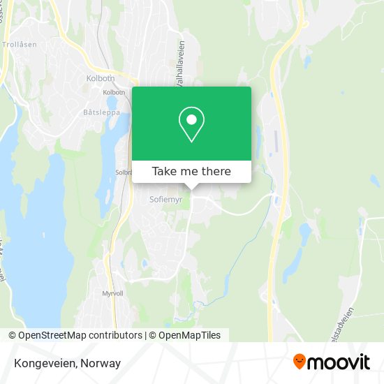 Kongeveien map