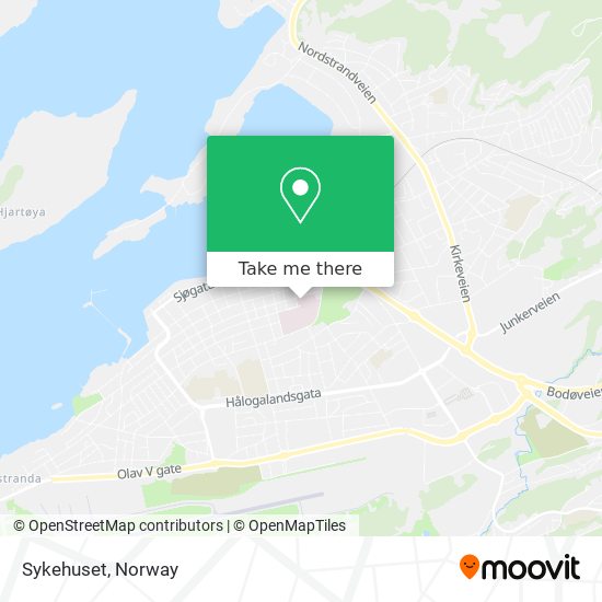 Sykehuset map