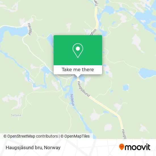 Haugsjåsund bru map